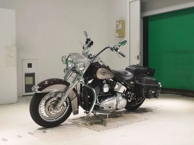 Harley-Davidson FLSTC1580 2007, dark red wine, фото 4