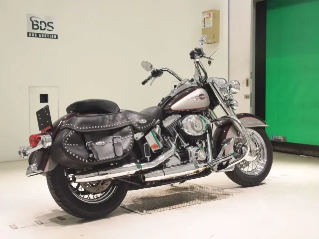 Harley-Davidson FLSTC1580 2007, dark red wine, фото 5