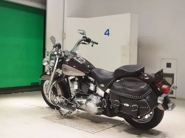Harley-Davidson FLSTC1580 2007, dark red wine, фото 6