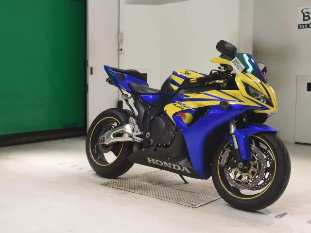 Honda CBR1000RR, синий, жёлтый, фото 3