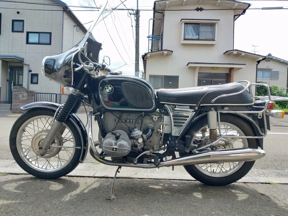 BMW R75/5 1974, чёрный, фото 2