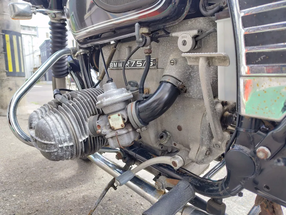 BMW R75/5 1974, чёрный, фото 13