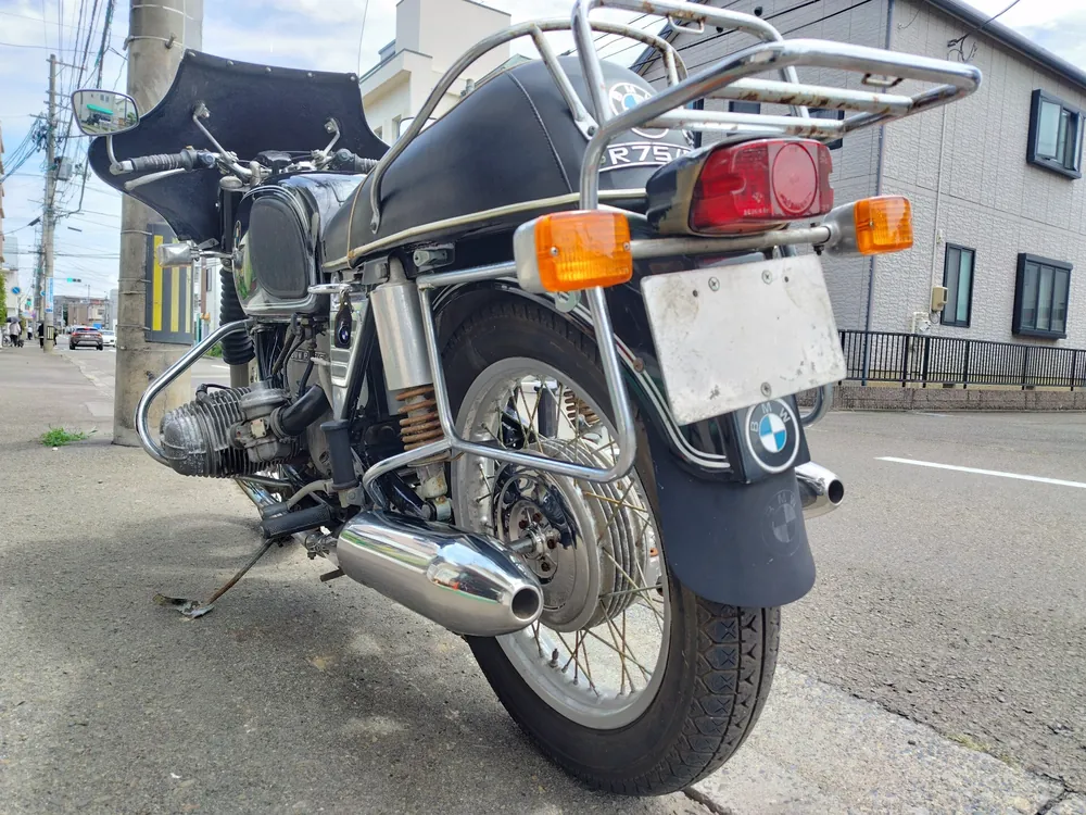 BMW R75/5 1974, чёрный, фото 7