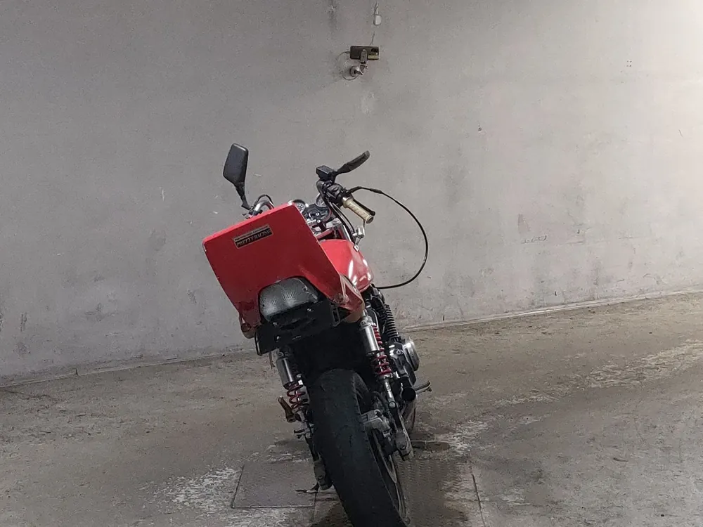 Kawasaki Zephyr 400 2009, красный, фото 4