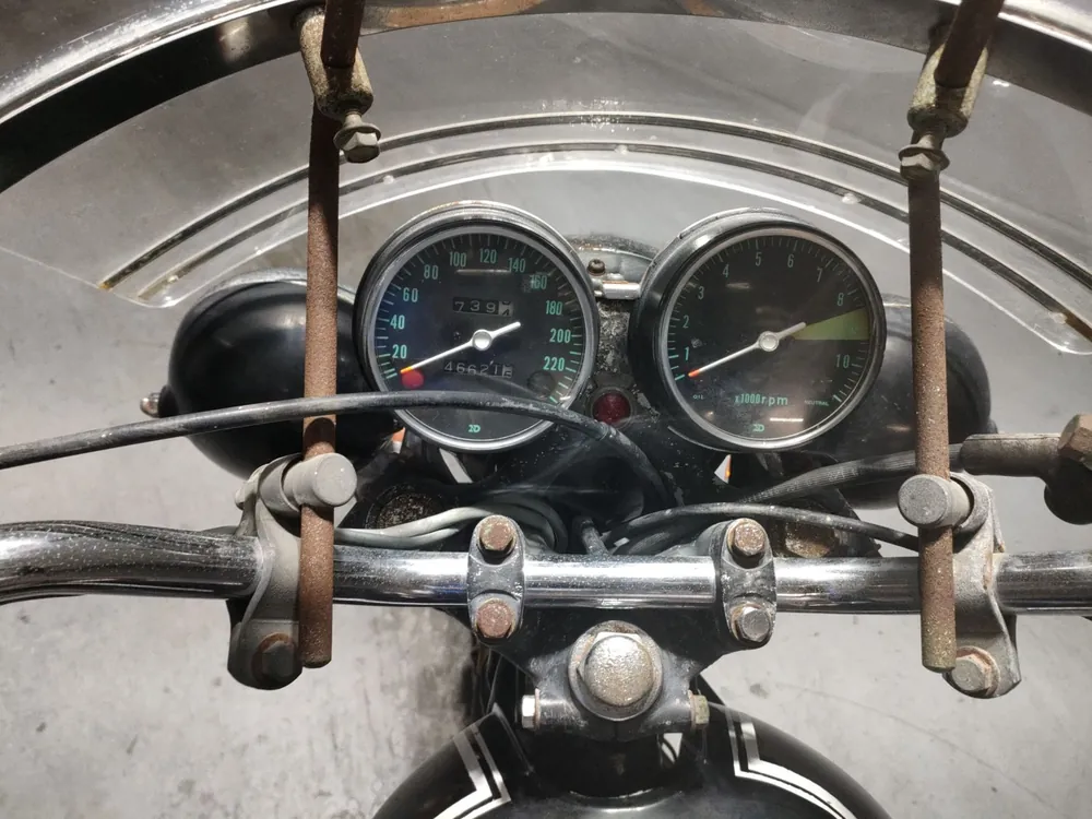 Honda Cb550 1969, чёрный, фото 5