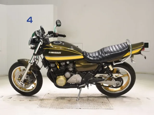 Kawasaki Zephyr 400 1993, зелёный, фото 2