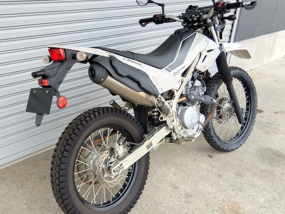 Kawasaki KLX230 Sherpa, бежевый, фото 5