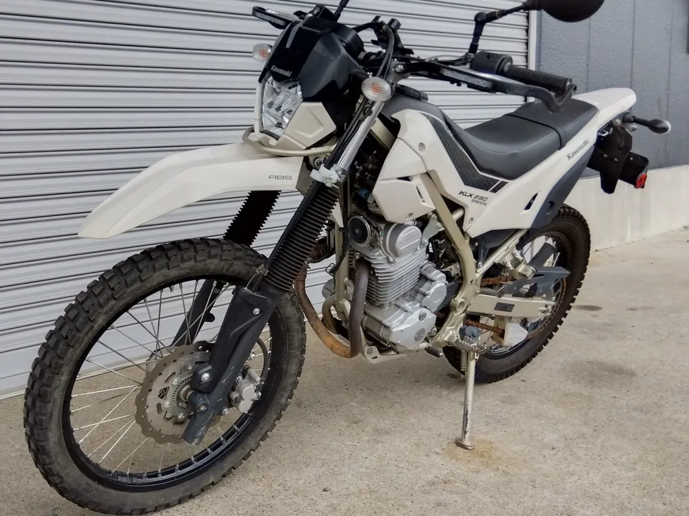 Kawasaki KLX230 Sherpa, бежевый, фото 7