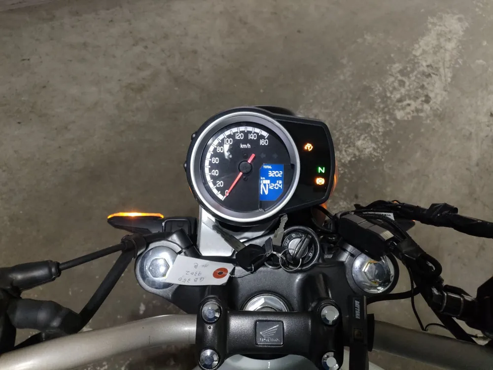 Honda GB350S 2024, серый, фото 5