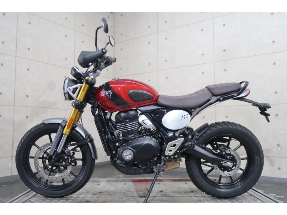 Triumph Speed 400 2026, black/red, фото 2