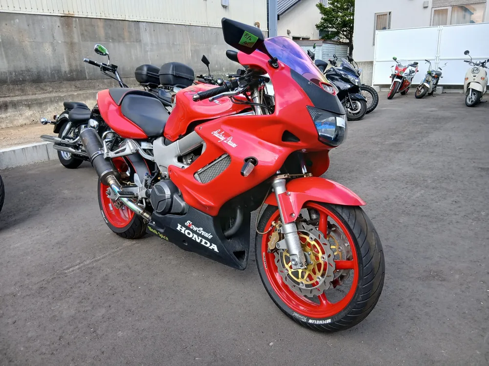 Honda VTR1000F 1997, красный, фото 4