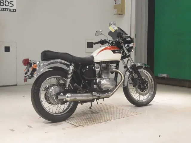 Kawasaki Estrella, белый, оранжевый, фото 5