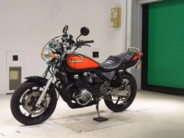 Kawasaki Zephyr 400 1997, light brown, оранжевый, фото 4