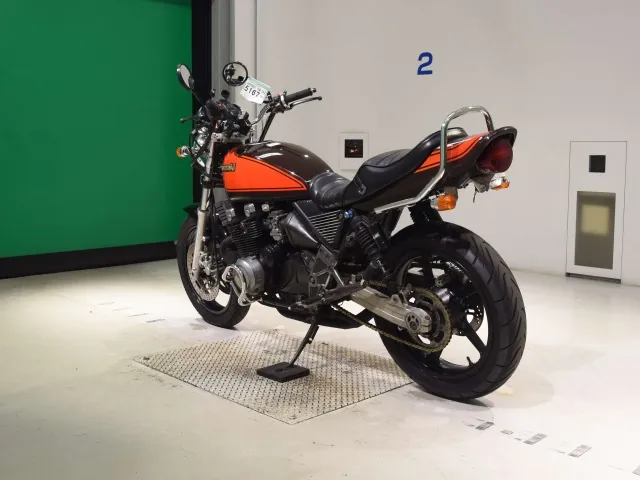Kawasaki Zephyr 400 1997, light brown, оранжевый, фото 6