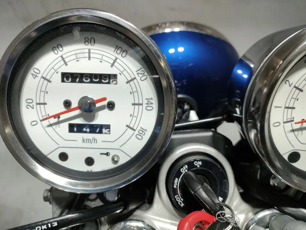 Yamaha SR400 Final Edition Limited 2021, синий, фото 5