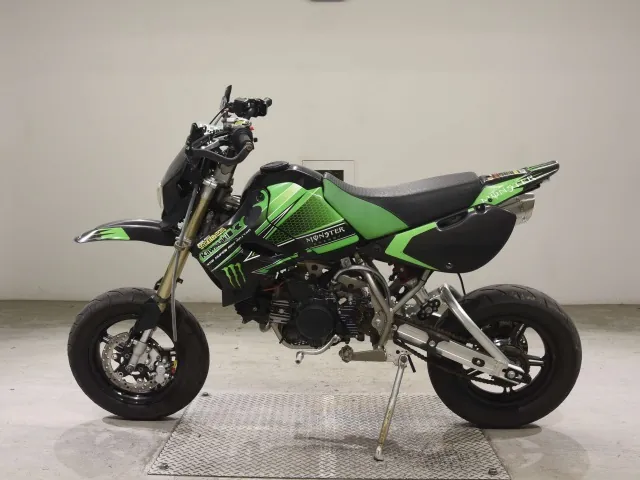 Kawasaki KSR110, black | green, фото 2
