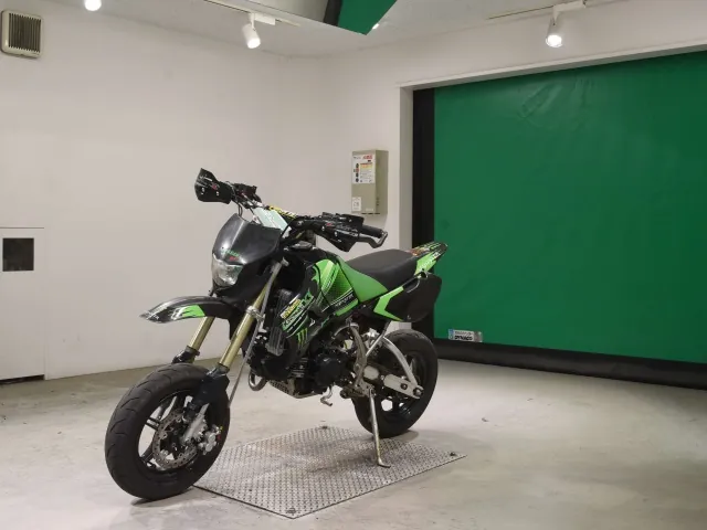 Kawasaki KSR110, black | green, фото 4