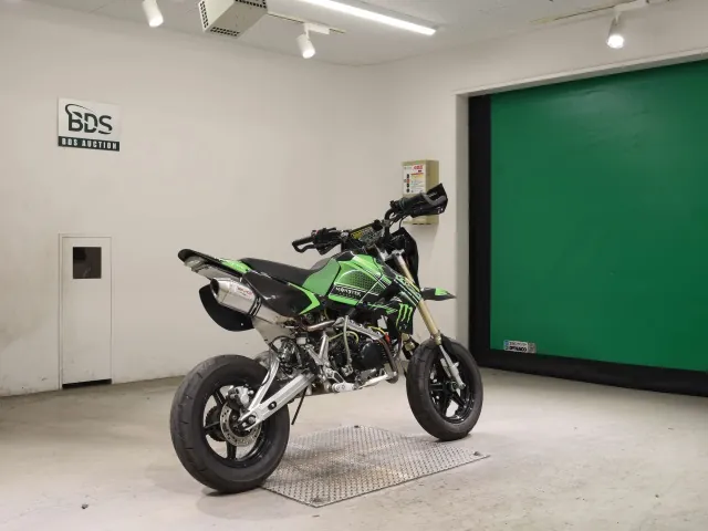 Kawasaki KSR110, black | green, фото 5