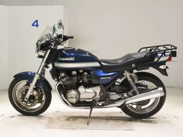 Kawasaki Zephyr750RS 2007, navy blue | silver, фото 2