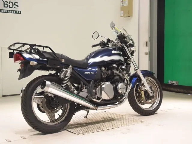 Kawasaki Zephyr750RS 2007, navy blue | silver, фото 5