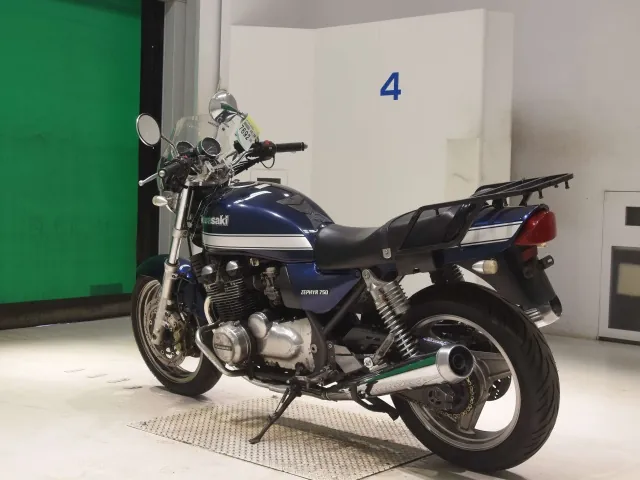 Kawasaki Zephyr750RS 2007, navy blue | silver, фото 6