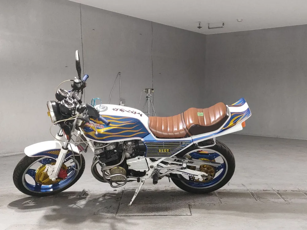 Honda CBX400F 1982, white / blue, фото 2