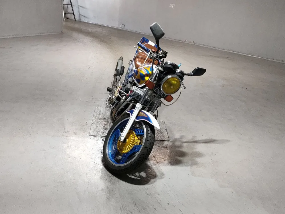Honda CBX400F 1982, white / blue, фото 3