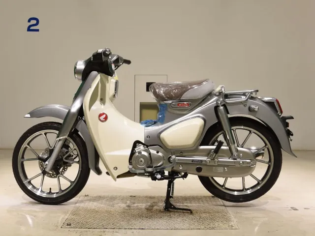 Honda C125-2, серебристый, фото 2