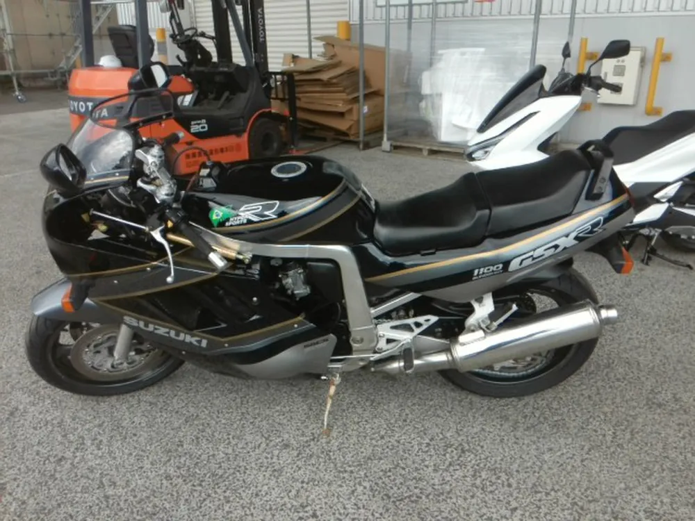 Suzuki GSX-R1100 1989, gray / black, фото 4