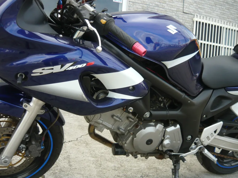Suzuki SV400 2007, navy blue /p white, фото 8