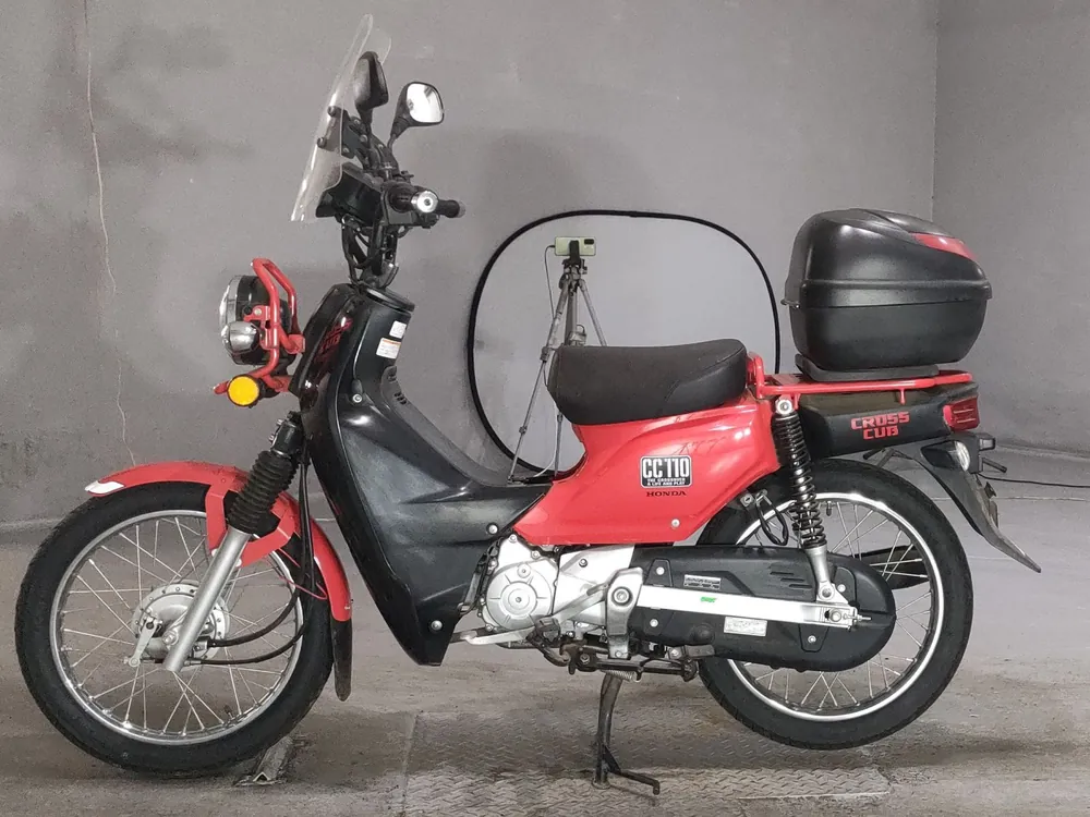 Honda Cross Cub, красный, фото 2