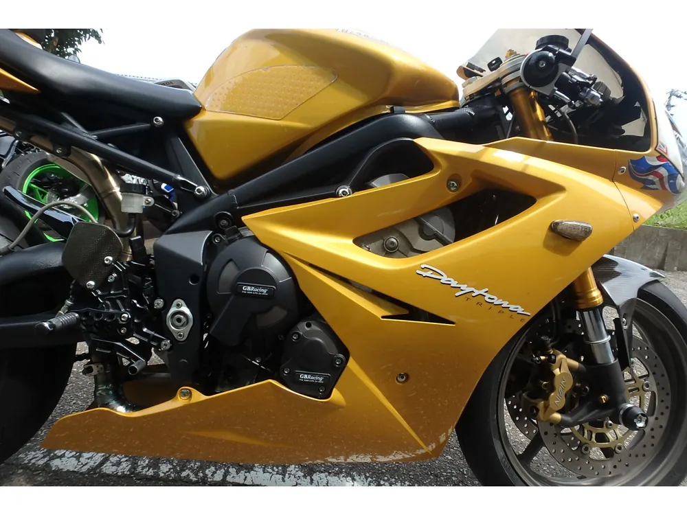 Triumph Daytona 675 2006, жёлтый, фото 5