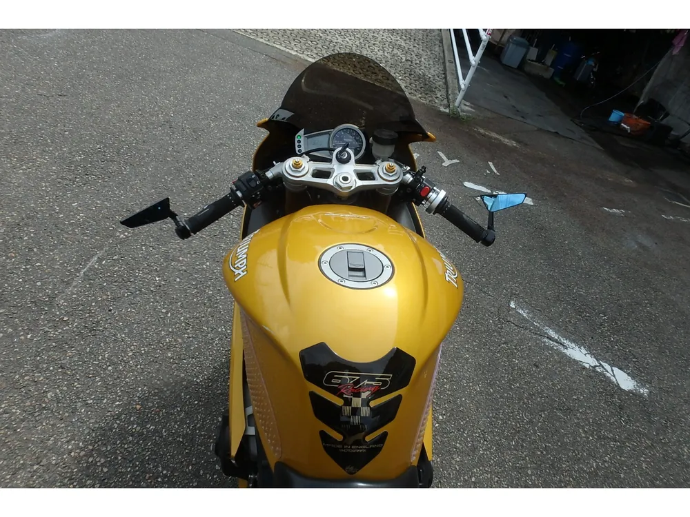 Triumph Daytona 675 2006, жёлтый, фото 10