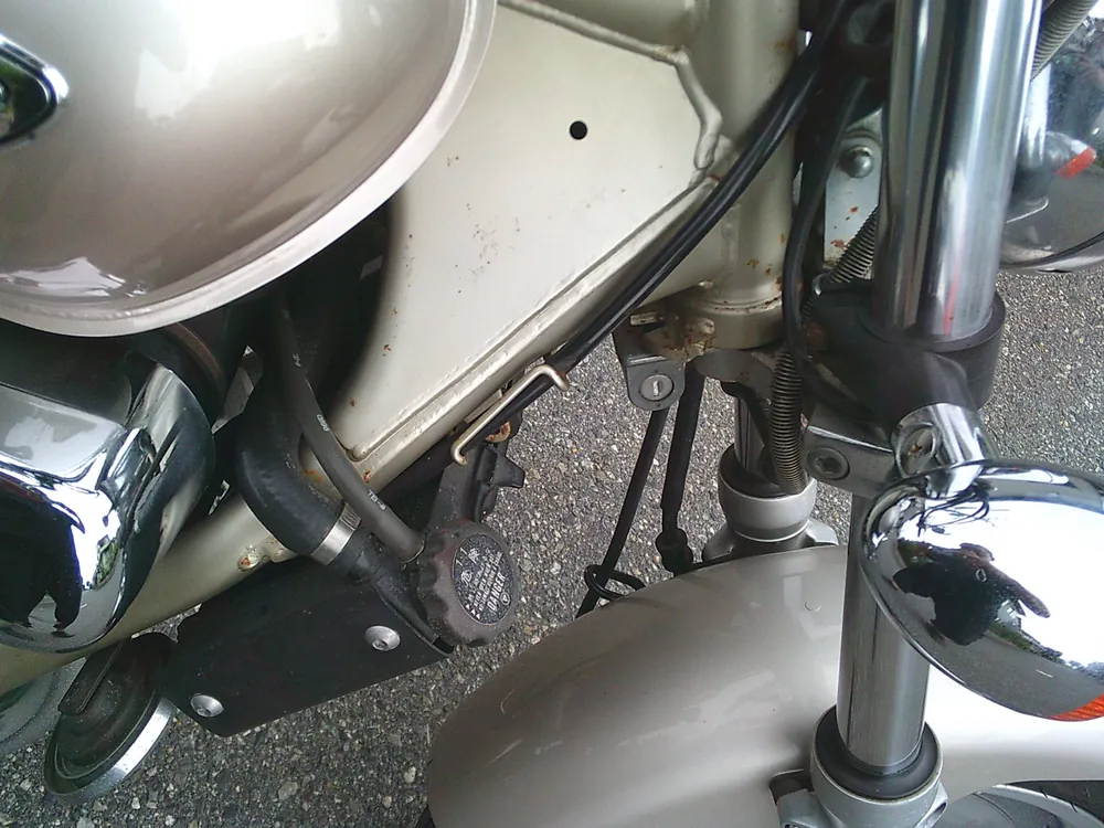 Honda V-Twin Magna 250, золотистый, фото 14