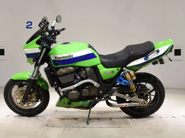 Kawasaki ZRX1200R 2002, зелёный, фото 2