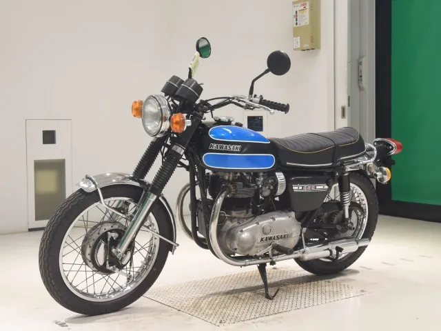 Kawasaki W1, black | blue, фото 4