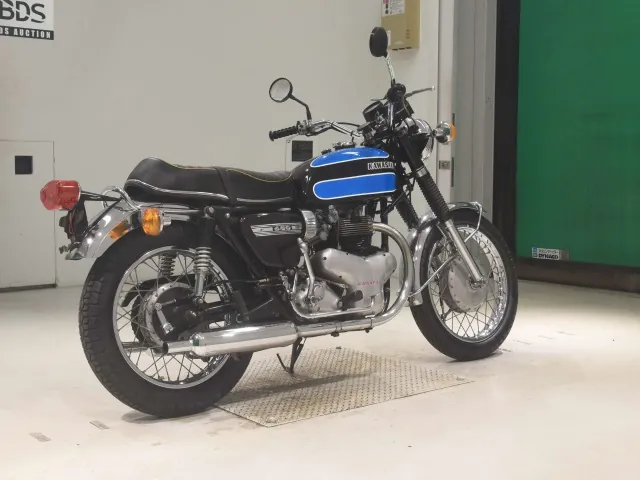 Kawasaki W1, black | blue, фото 5