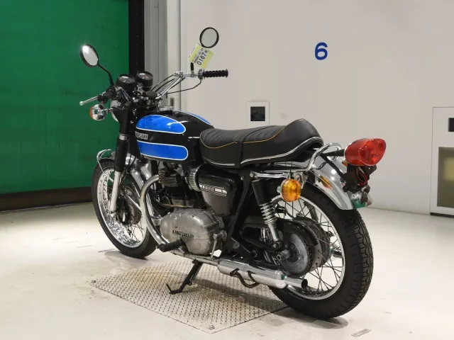Kawasaki W1, black | blue, фото 6