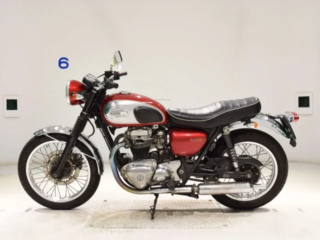 Kawasaki W650 2001, red | silver, фото 2