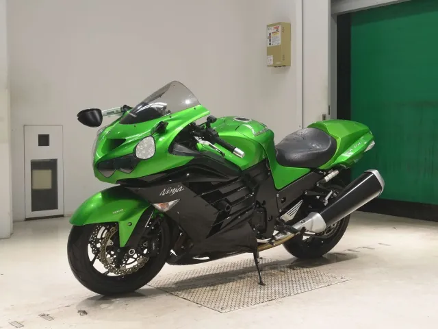 Kawasaki Zx-14R 2012, black | green, фото 4