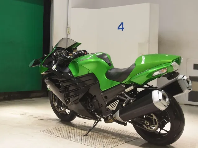 Kawasaki Zx-14R 2012, black | green, фото 6