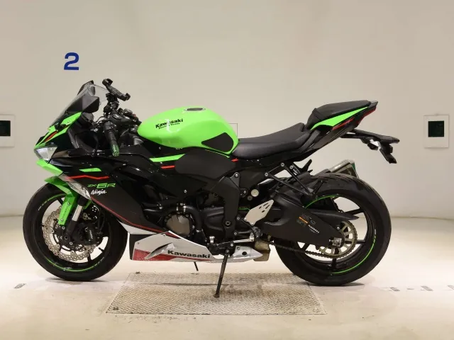 Kawasaki Zx-6Ra 2022, black | green, фото 2