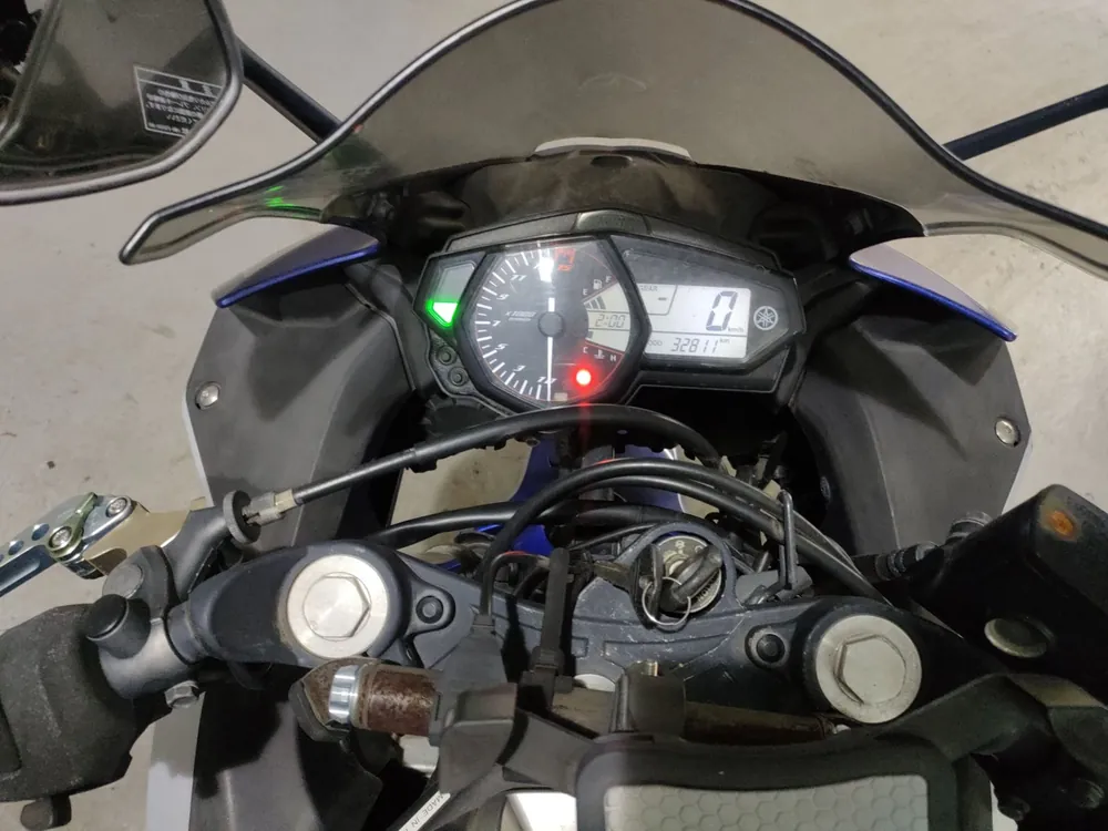 Yamaha YZF-R25, silver / blue, фото 5
