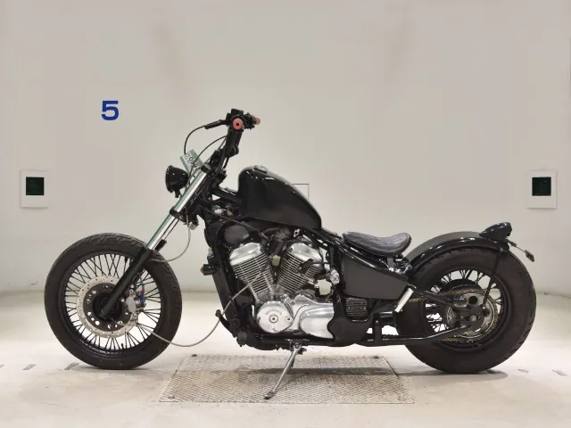 Honda Steed 400 1993, чёрный, фото 2
