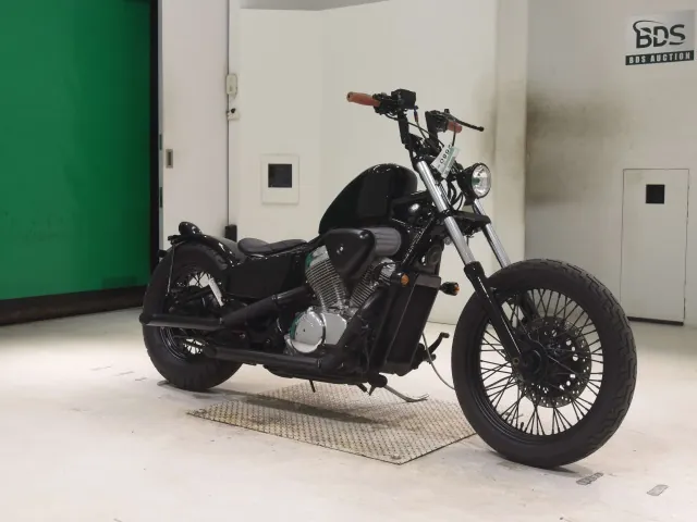 Honda Steed 400 1993, чёрный, фото 3