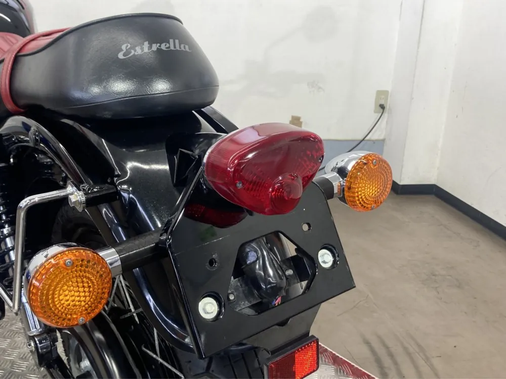 Kawasaki Estrella, чёрный, фото 17