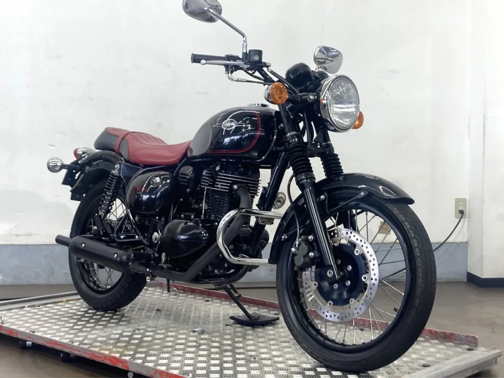 Kawasaki Estrella, чёрный, фото 4