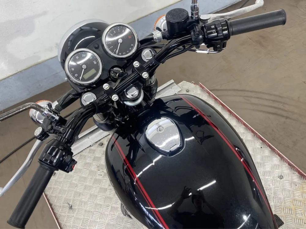 Kawasaki Estrella, чёрный, фото 9