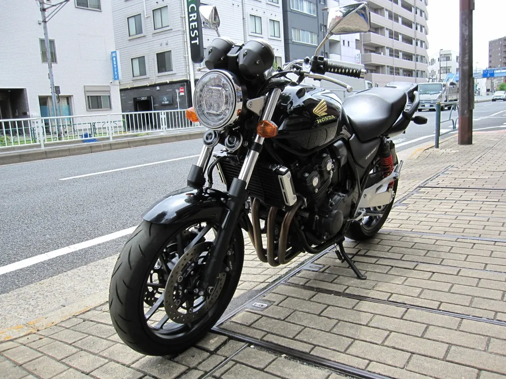 Honda CB400SB 2021, чёрный, фото 5