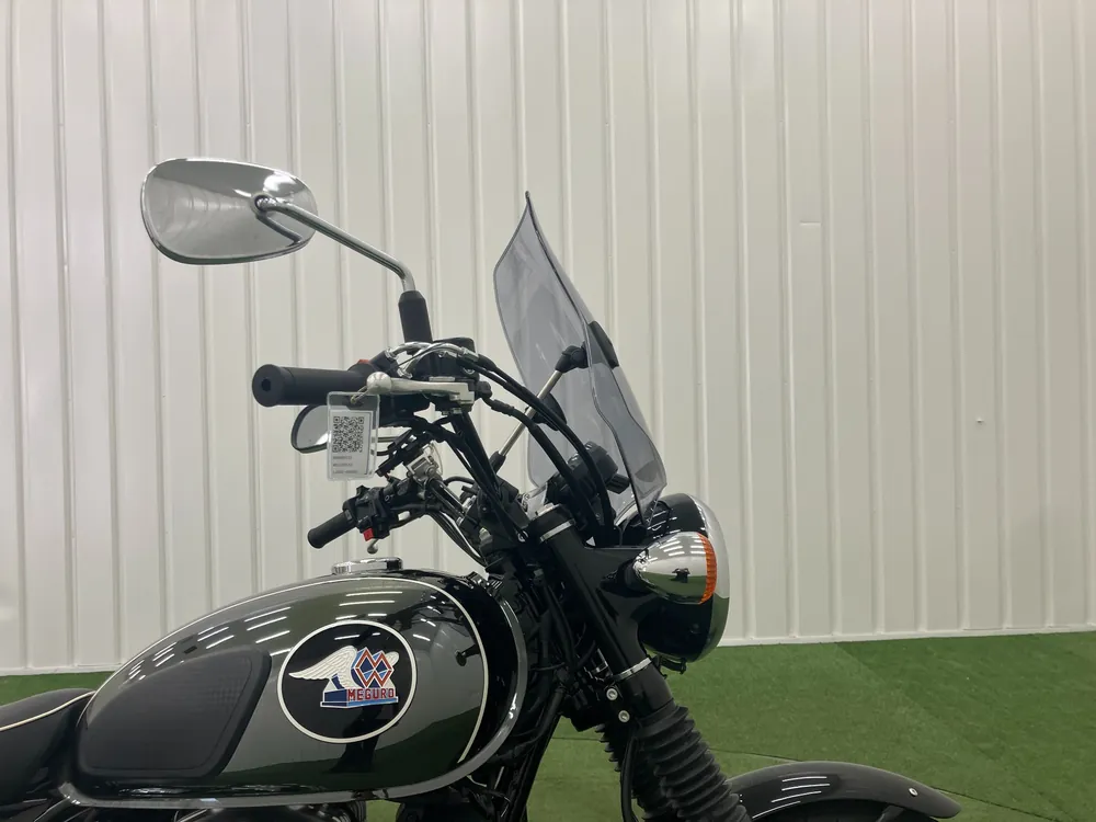 Kawasaki W800-2 2022, чёрный, серебристый, фото 11